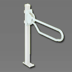 Hinged Arm Support with Floor Stand