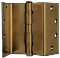 Brushed Brass - HD - 4.5 Inch Swing Clear Hinge